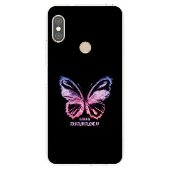 Etui na Xiaomi Redmi Note 5 Global - Diamanty Purple
