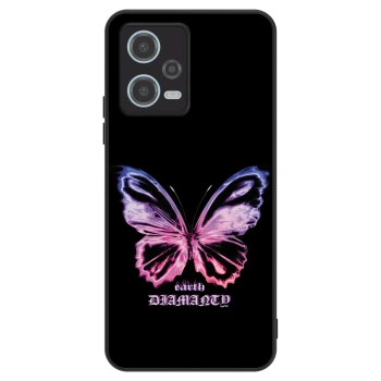 Etui na Xiaomi Redmi Note 12 5G - Diamanty Purple