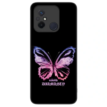 Etui na Xiaomi Redmi 12C - Diamanty Purple