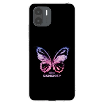 Picasee silikonowe przeźroczyste etui na Xiaomi Redmi A2 - Diamanty Purple