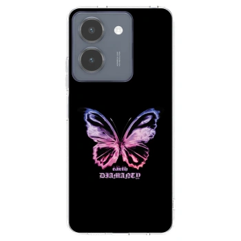 Etui na Vivo Y36 4G - Diamanty Purple