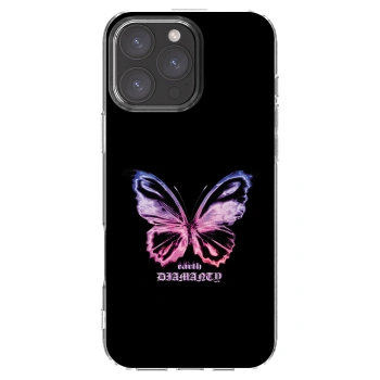 Picasee silikonowe przeźroczyste etui na Apple iPhone 16 Pro Max - Diamanty Purple