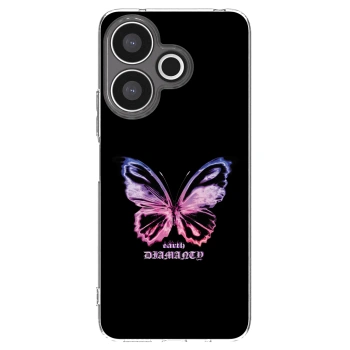 Picasee silikonowe przeźroczyste etui na Xiaomi Redmi 13 4G - Diamanty Purple