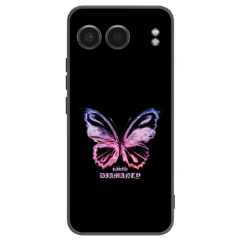 Picasee silikonowe czarne etui na OnePlus Nord 4 - Diamanty Purple