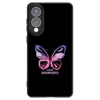Picasee silikonowe czarne etui na Samsung Galaxy S25 Edge 5G - Diamanty Purple