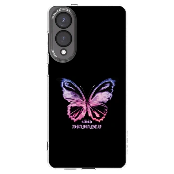 Picasee silikonowe przeźroczyste etui na Samsung Galaxy S25 Edge 5G - Diamanty Purple