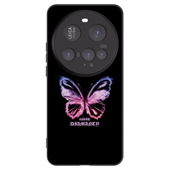 Picasee silikonowe czarne etui na Xiaomi 15 Ultra - Diamanty Purple