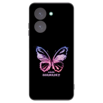 Picasee silikonowe czarne etui na Xiaomi Redmi A5 - Diamanty Purple