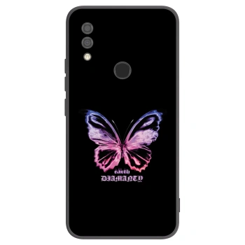 Picasee silikonowe czarne etui na Xiaomi Redmi 7 - Diamanty Purple