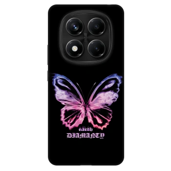 Etui na Xiaomi Redmi Note 14 Pro 5G - Diamanty Purple