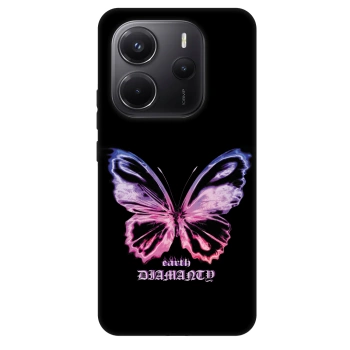 Etui na Xiaomi Redmi Note 14 5G - Diamanty Purple
