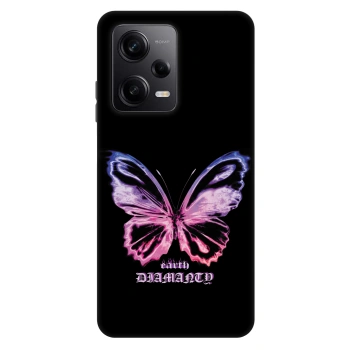 Etui na Xiaomi Redmi Note 12 Pro 5G - Diamanty Purple