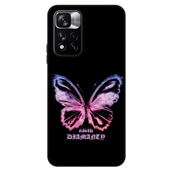 Etui na Xiaomi Redmi Note 11 Pro 5G - Diamanty Purple