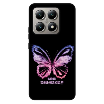 Etui na Xiaomi 14T - Diamanty Purple