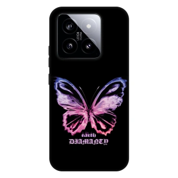Etui na Xiaomi 14 - Diamanty Purple