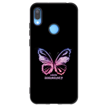 Etui na Huawei Y6 2019 - Diamanty Purple