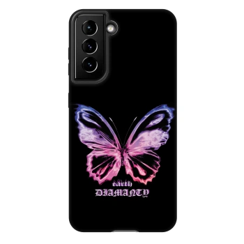 Etui na Samsung Galaxy S21 5G G991B - Diamanty Purple