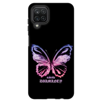 Etui na Samsung Galaxy A12 A125F - Diamanty Purple