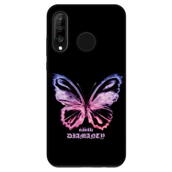 Etui na Huawei P30 Lite - Diamanty Purple