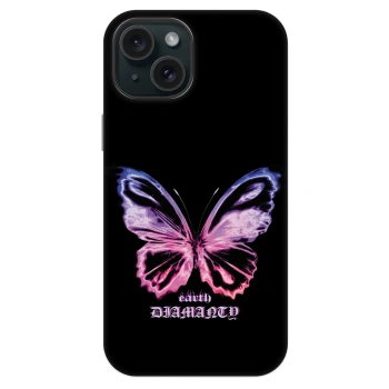Etui na Apple iPhone 14 - Diamanty Purple