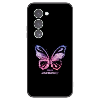 Picasee silikonowe czarne etui na Xiaomi Redmi 15 5G - Diamanty Purple