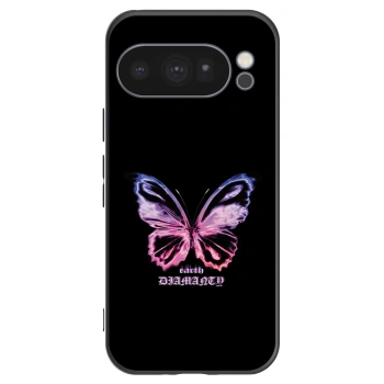 Picasee silikonowe czarne etui na Google Pixel 10 Pro - Diamanty Purple