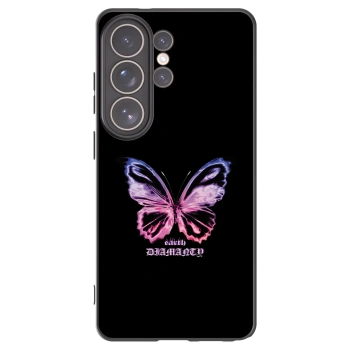 Picasee silikonowe czarne etui na Samsung Galaxy S26 Ultra - Diamanty Purple