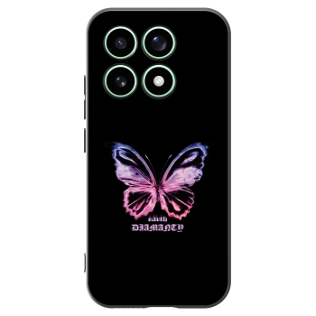 Picasee silikonowe czarne etui na Xiaomi 17 - Diamanty Purple