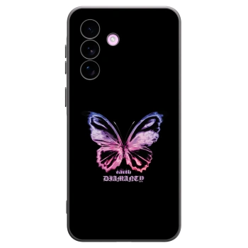 Picasee silikonowe czarne etui na Samsung Galaxy A57 5G - Diamanty Purple