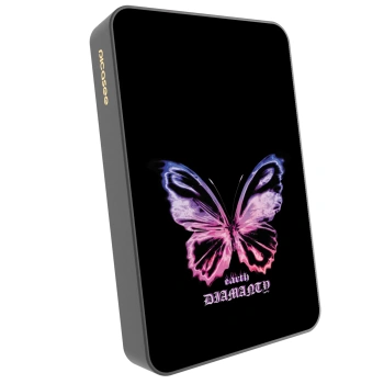 Powerbank z MagSafe 10 000 mAh Szary - Diamanty Purple