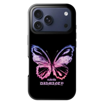 Etui na Apple iPhone 18 Pro - Diamanty Purple