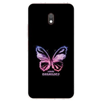Etui na Xiaomi Redmi 8A - Diamanty Purple