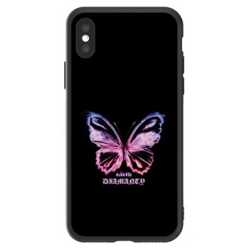 Picasee ULTIMATE CASE na Apple iPhone X/XS - Diamanty Purple