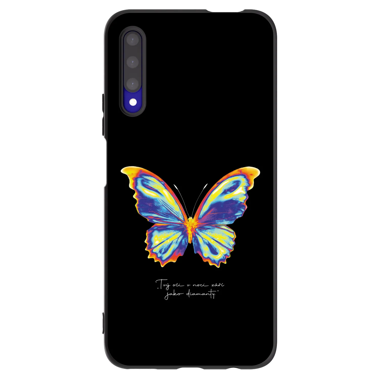 Picasee silikonowe czarne etui na Honor 9X Pro - Diamanty Black