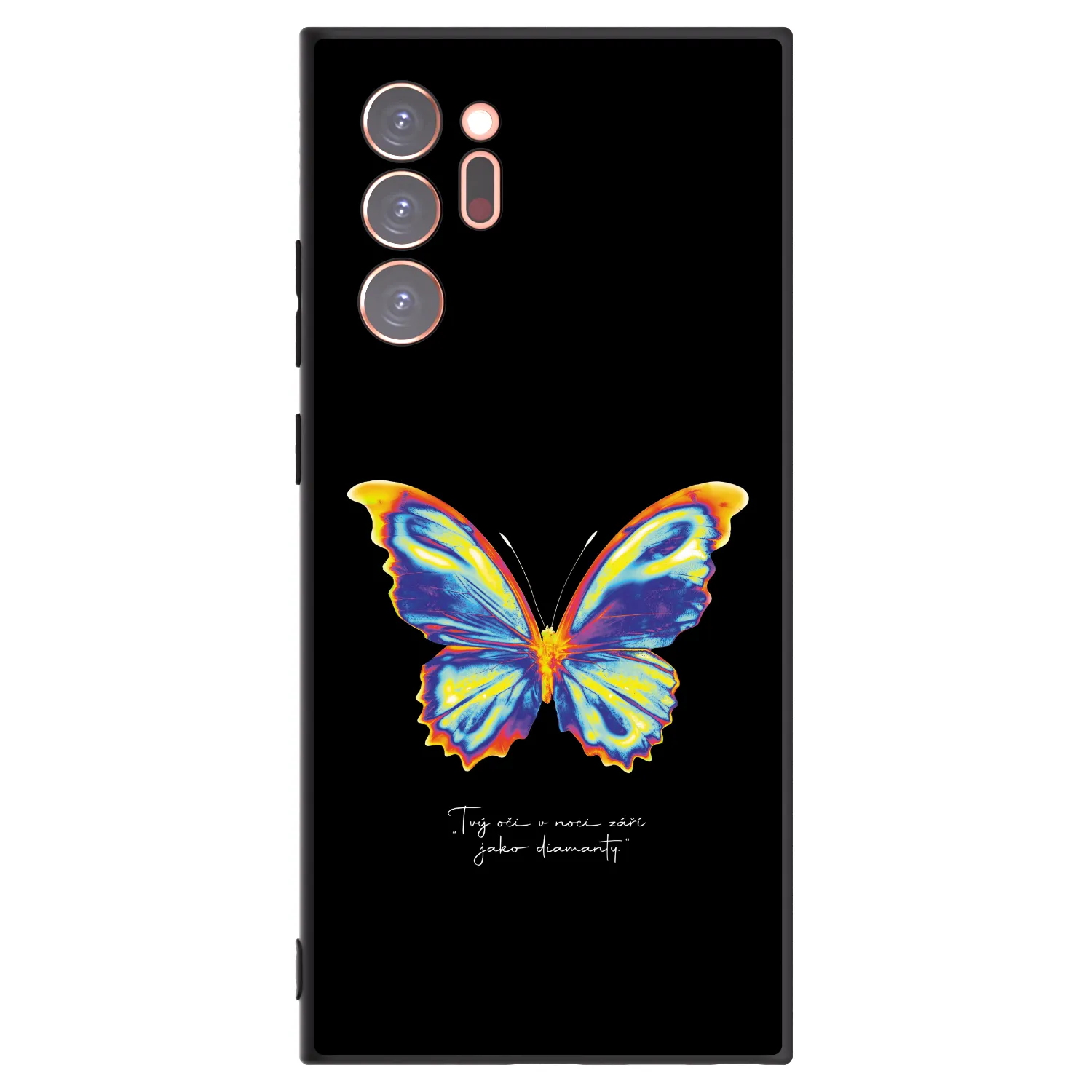 Picasee silikonowe czarne etui na Samsung Galaxy Note 20 Ultra - Diamanty Black