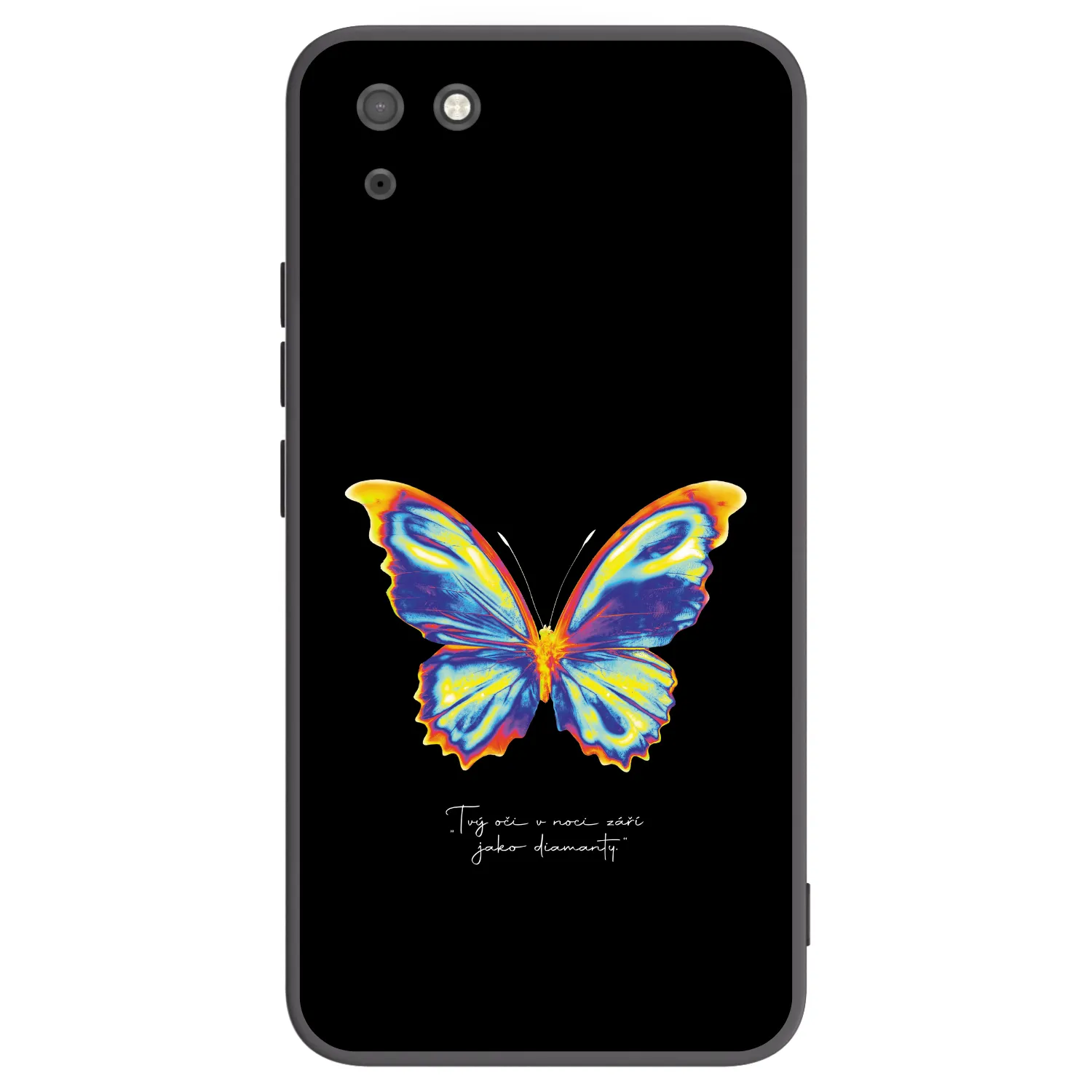 Picasee silikonowe czarne etui na Huawei Y5P - Diamanty Black