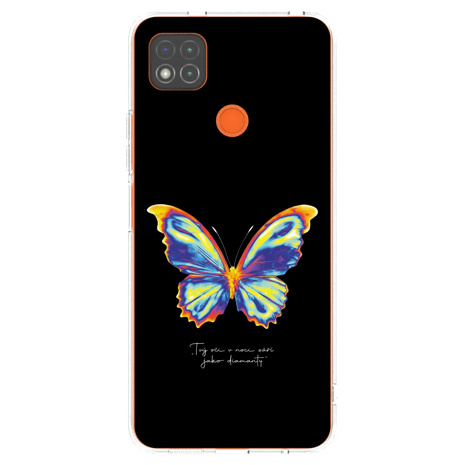 Picasee silikonowe przeźroczyste etui na Xiaomi Redmi 9C - Diamanty Black