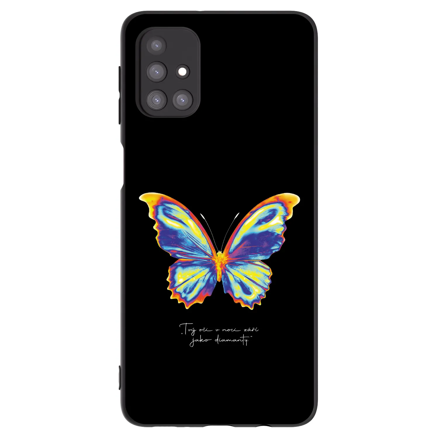 Picasee silikonowe czarne etui na Samsung Galaxy M31s - Diamanty Black
