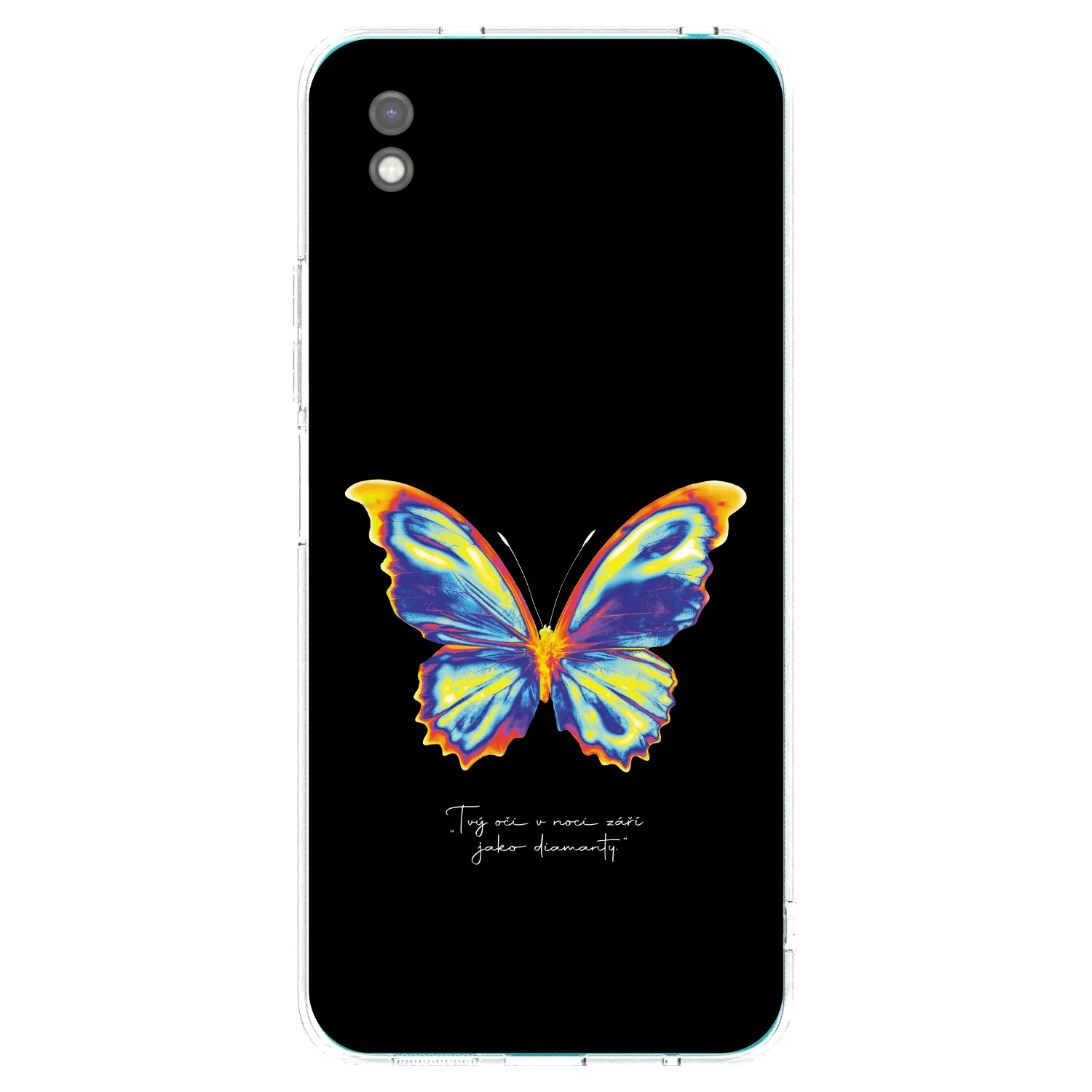 Picasee silikonowe czarne etui na Xiaomi Redmi 9A - Diamanty Black