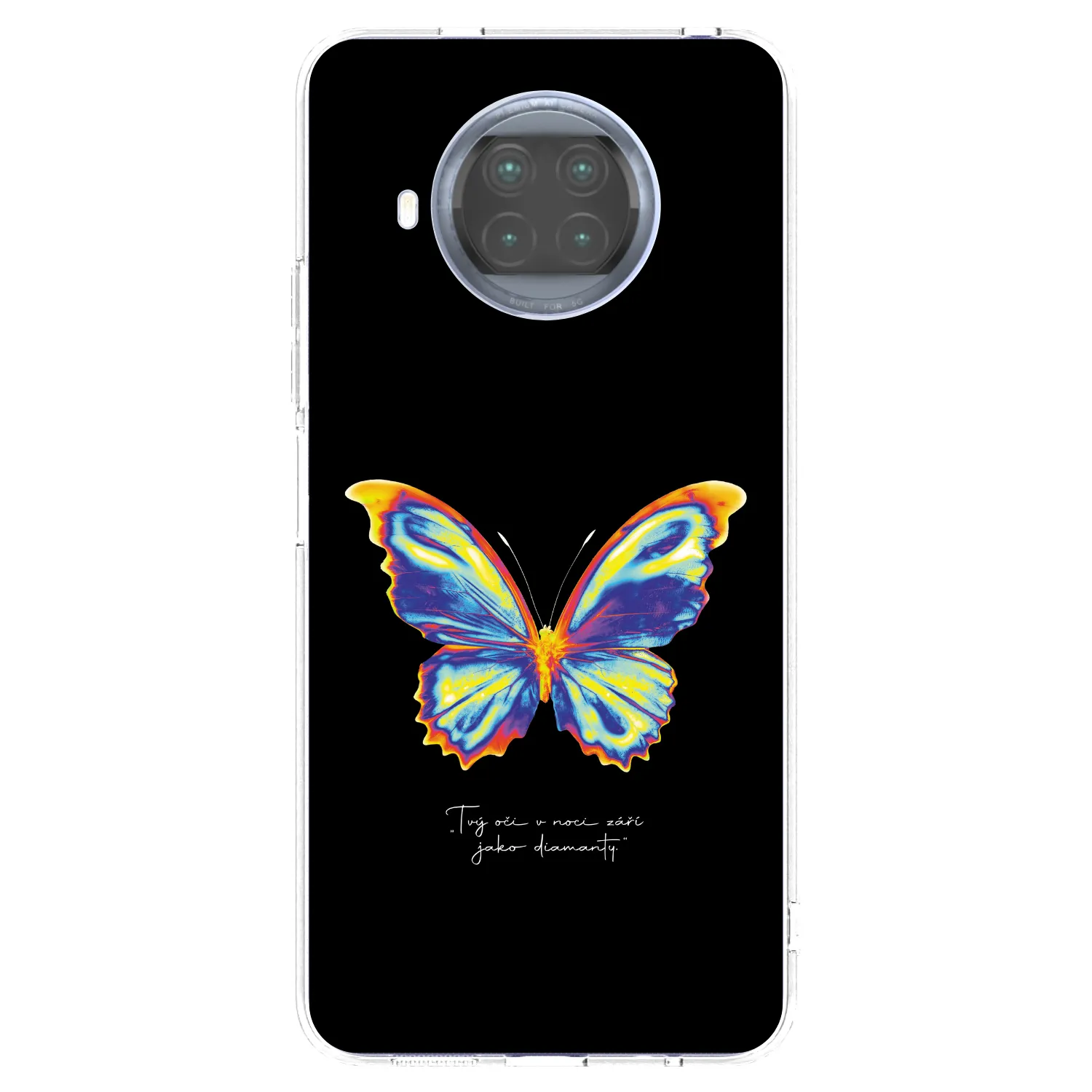 Picasee silikonowe przeźroczyste etui na Xiaomi Mi 10T Lite - Diamanty Black