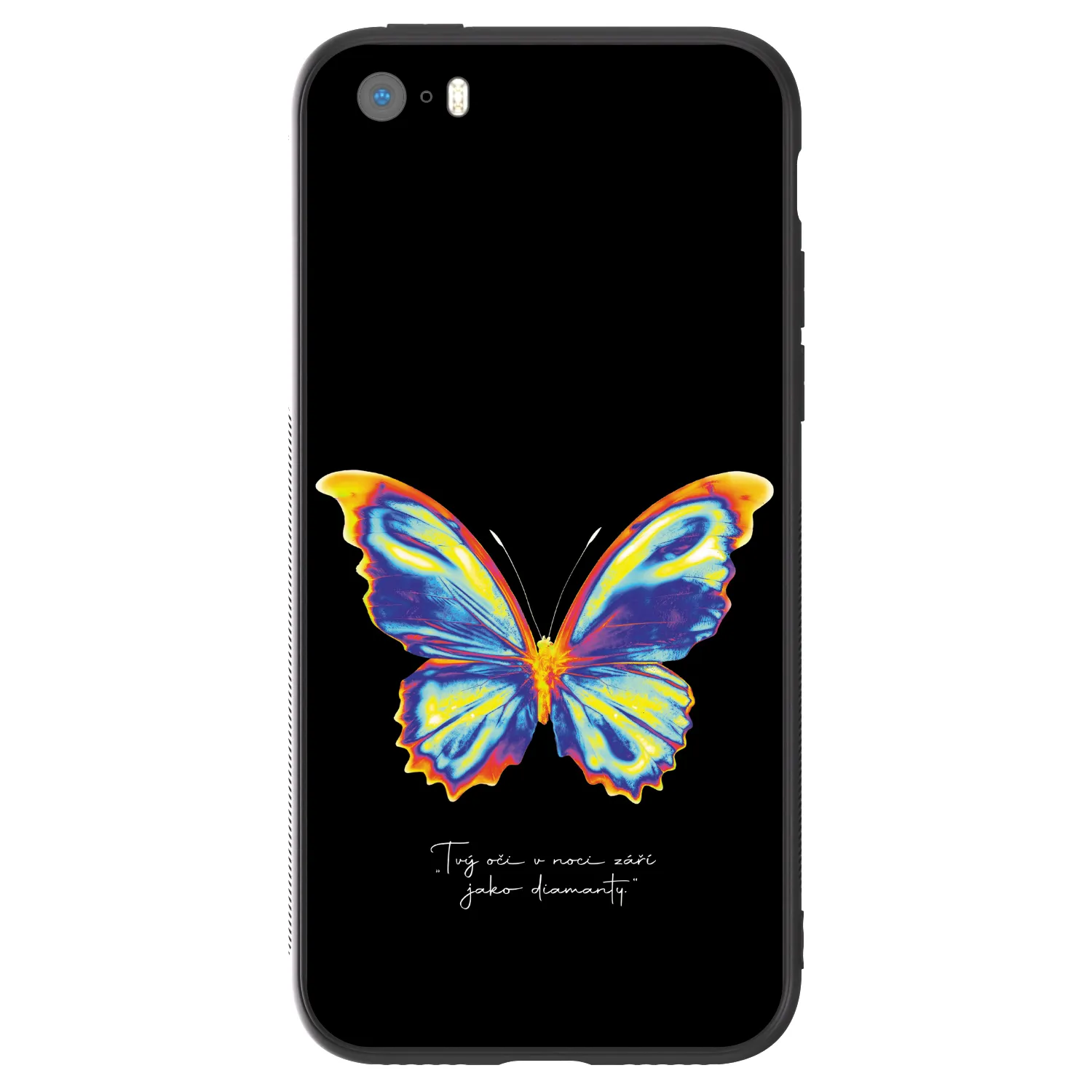 Picasee ULTIMATE CASE na Apple iPhone 5/5S/SE - Diamanty Black
