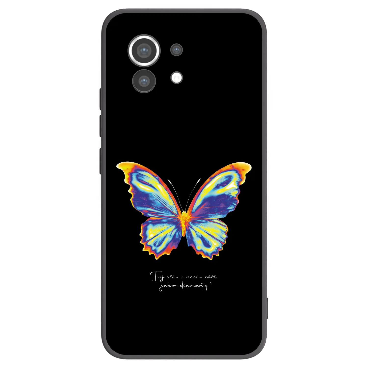 Picasee silikonowe czarne etui na Xiaomi Mi 11 - Diamanty Black