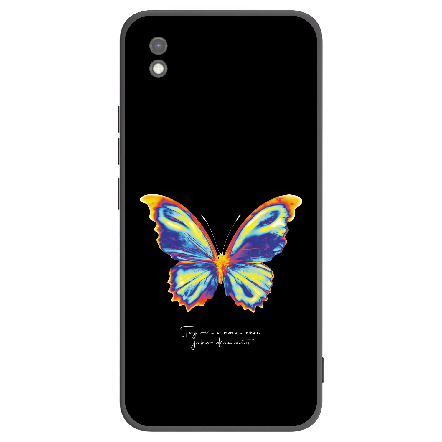 Picasee silikonowe czarne etui na Xiaomi Redmi 9AT - Diamanty Black