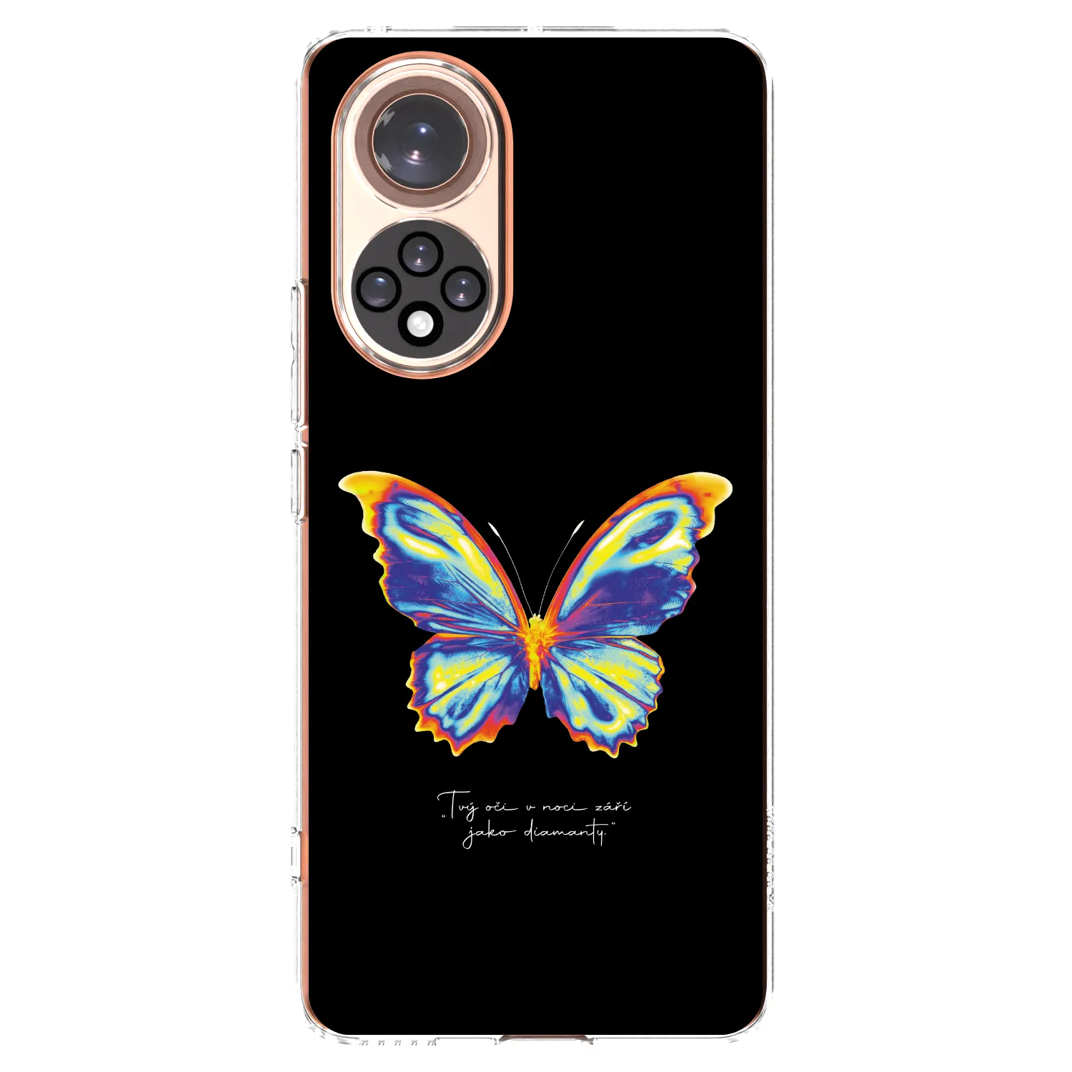 Picasee silikonowe przeźroczyste etui na Huawei Nova 9 - Diamanty Black