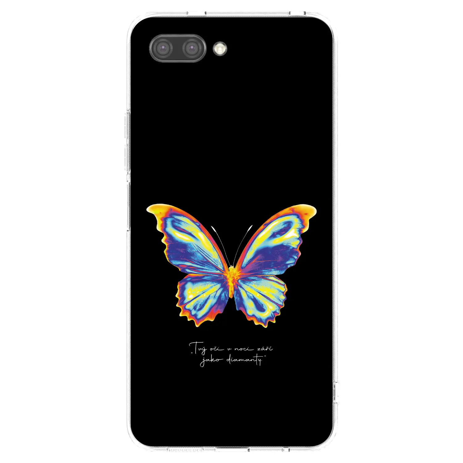 Picasee silikonowe przeźroczyste etui na Honor 10 - Diamanty Black