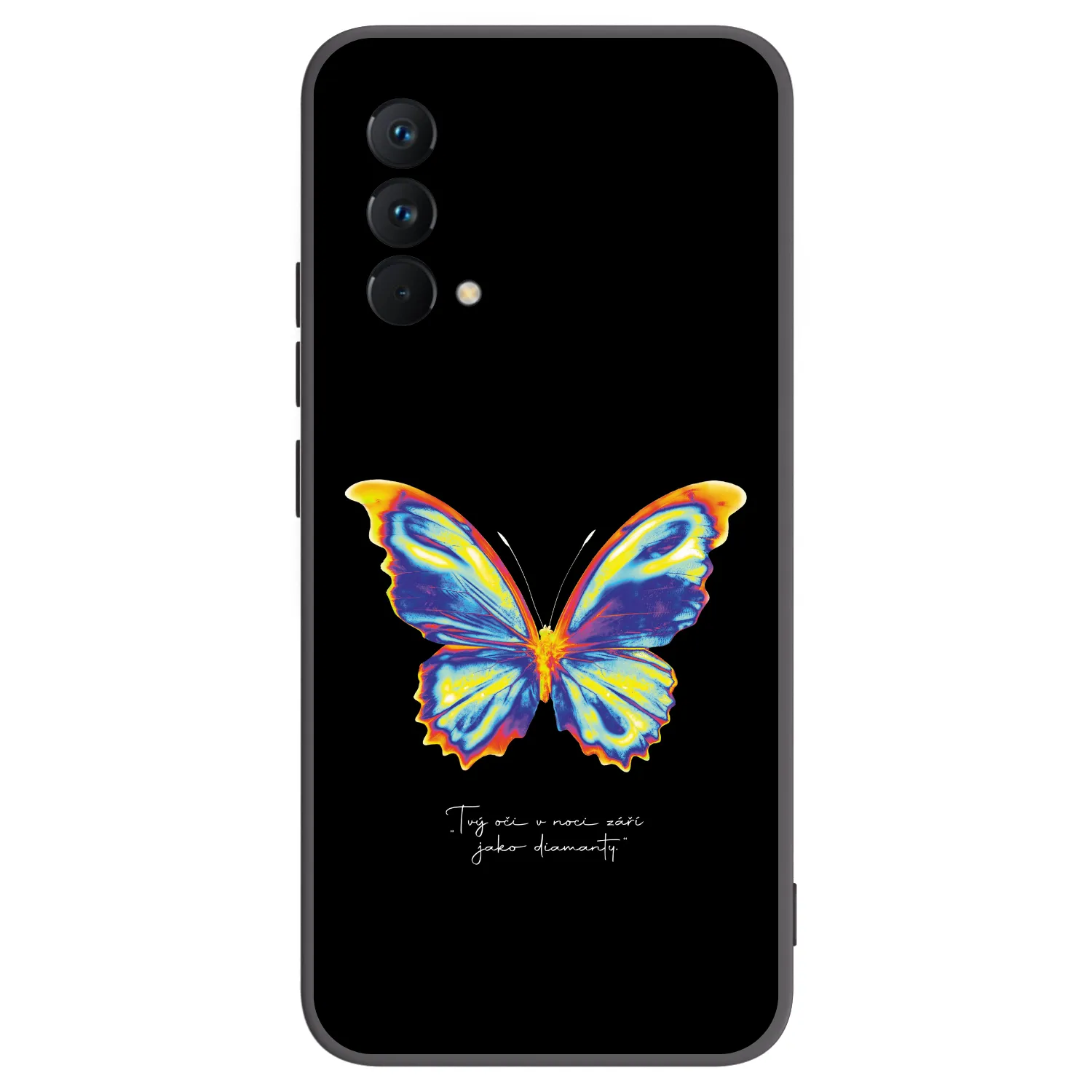 Picasee silikonowe czarne etui na Realme GT Master Edition 5G - Diamanty Black