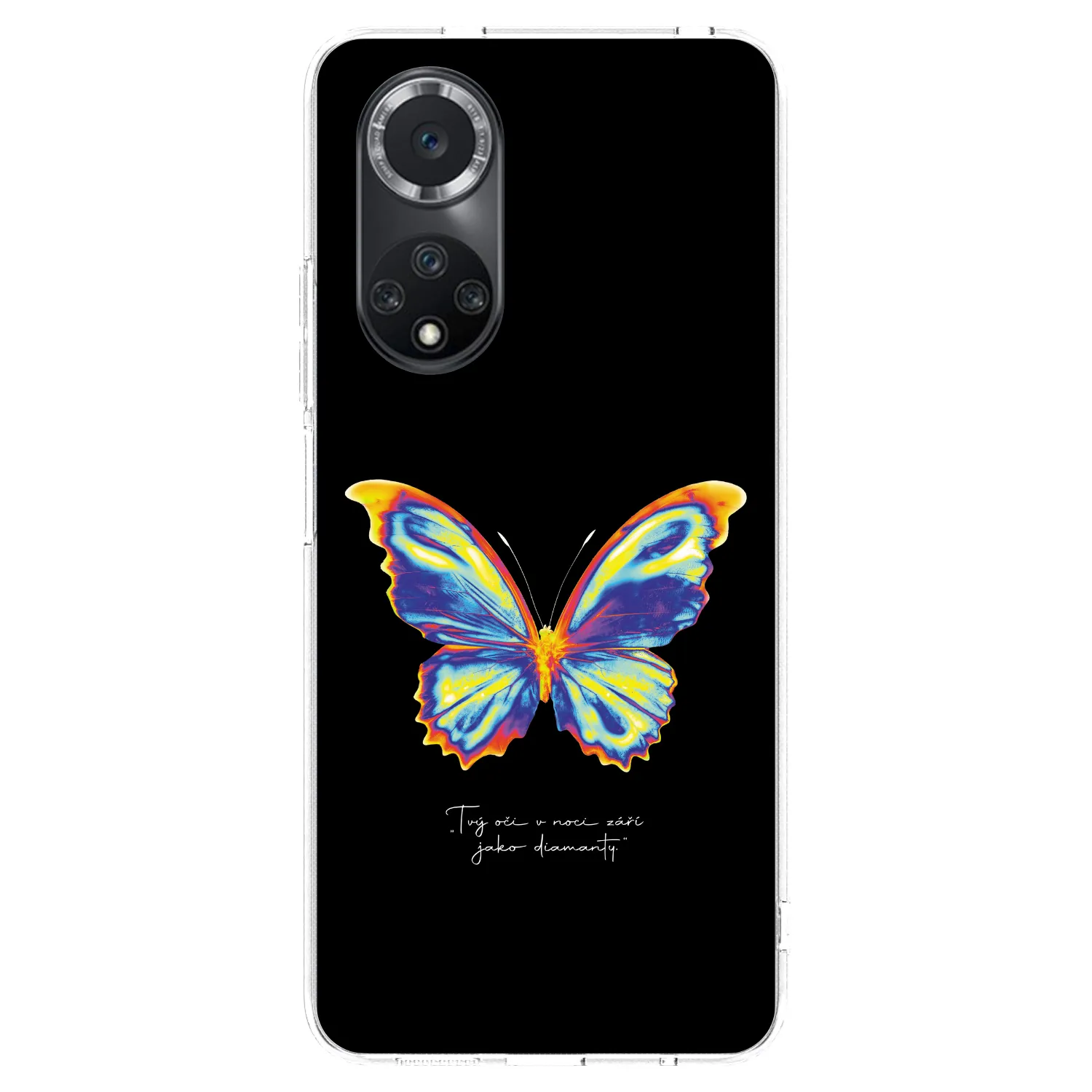 Picasee silikonowe przeźroczyste etui na Huawei Nova 9 SE - Diamanty Black