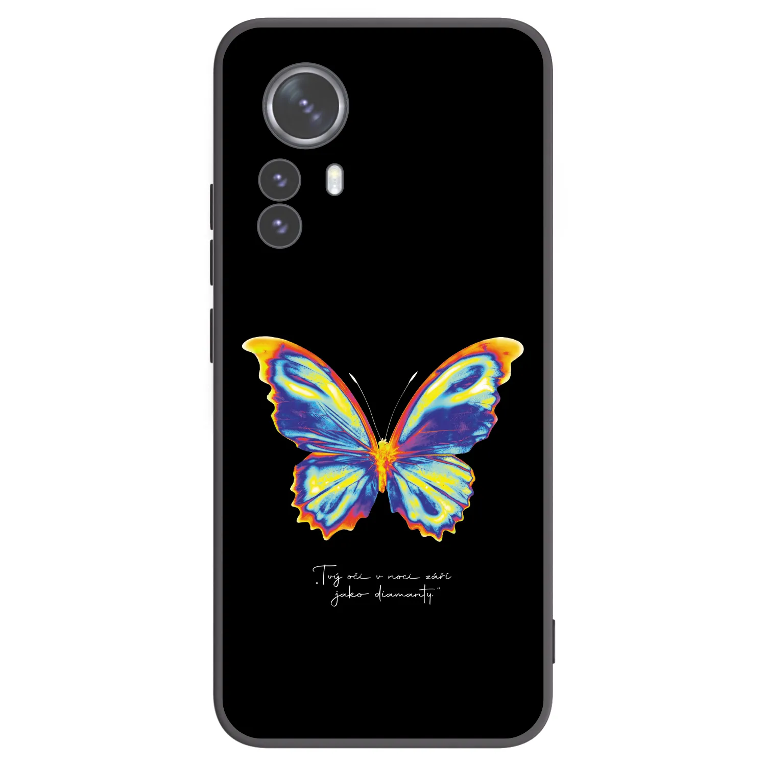 Picasee silikonowe czarne etui na Xiaomi 12 Pro - Diamanty Black