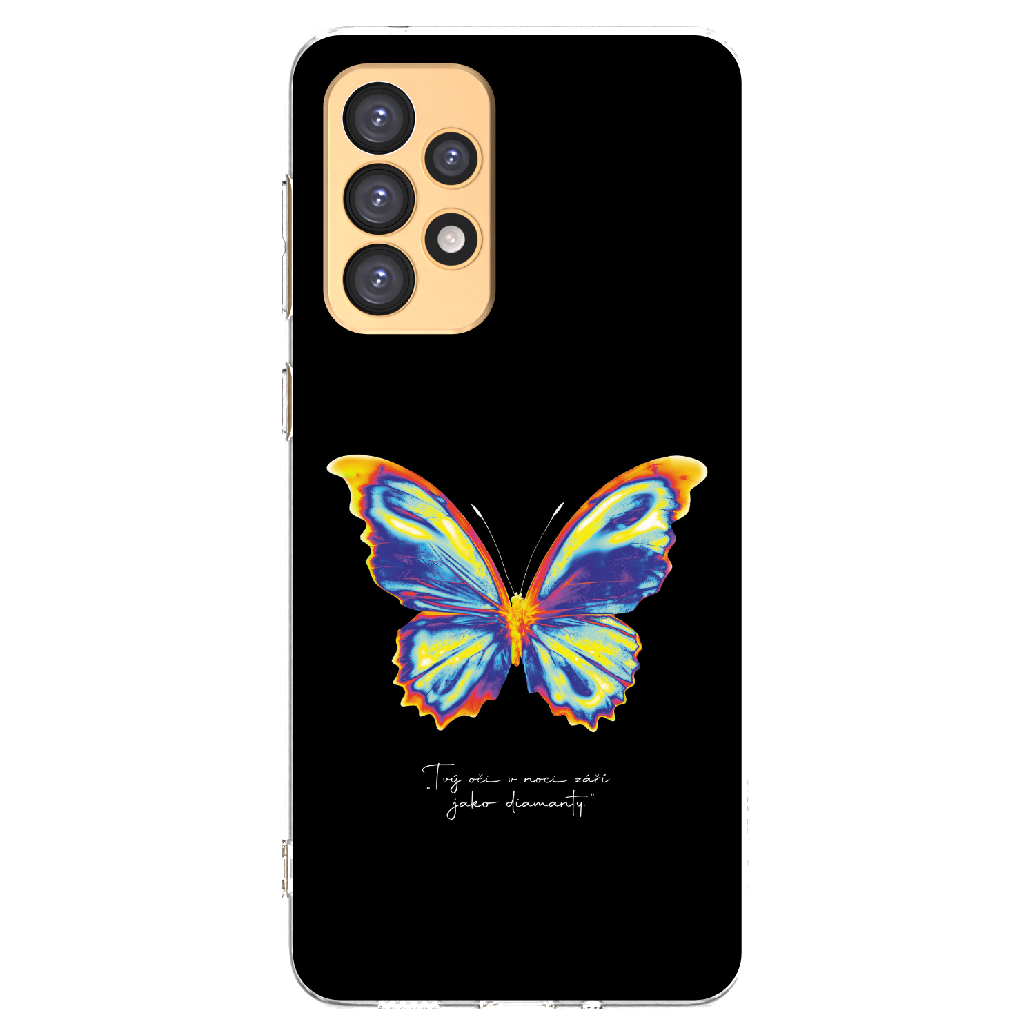 Picasee silikonowe przeźroczyste etui na Samsung Galaxy A33 5G A336 - Diamanty Black