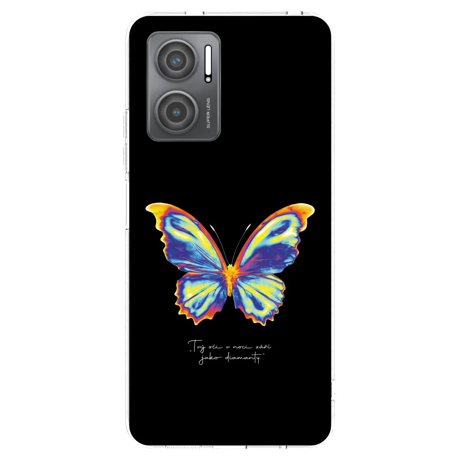 Picasee silikonowe przeźroczyste etui na Xiaomi Redmi 10 5G - Diamanty Black